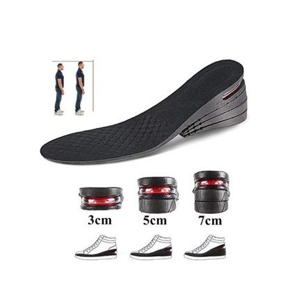 Gizli Topuk Hava Yastıklı Boy Uzatıcı Tabanlık 7 Cm