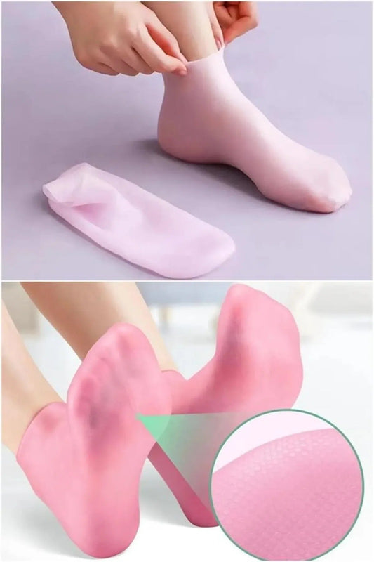 Silikon Nemlendirici Ayak Maskesi Bakım Çorabı